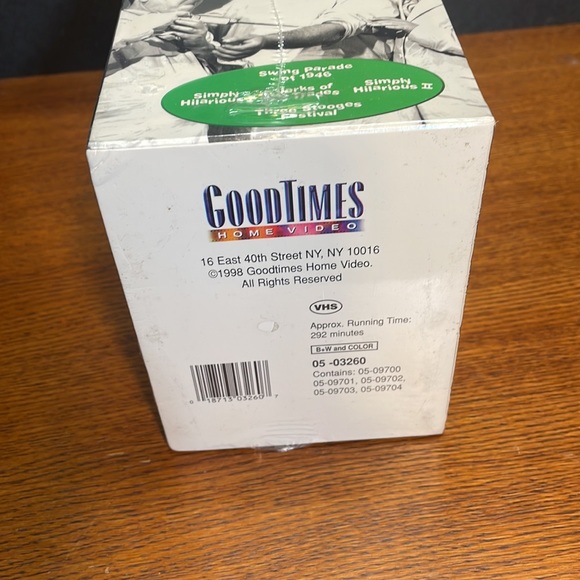 The Three Stooges VHS collectors Series, Set of 5. NWT. - Picture 6 of 6